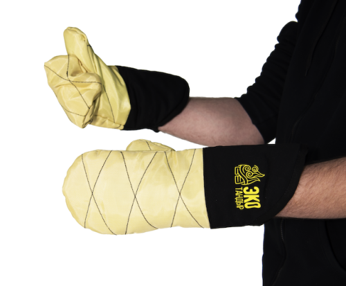 детальное фото рукавицы экотандыры для тандыра огнеупорные (материал кевлар) в интернет-магазине Дачный Эксперт